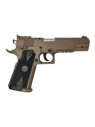 Pistola CO2 Swiss Arms P1911 Match Tan Calibre 4.5 mm 20 BB