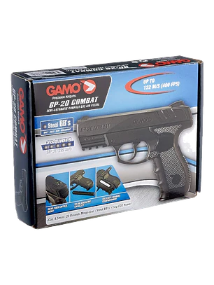 Pistola Gamo Gp-20 Combat CO2 Calibre 4.5 mm 20balines