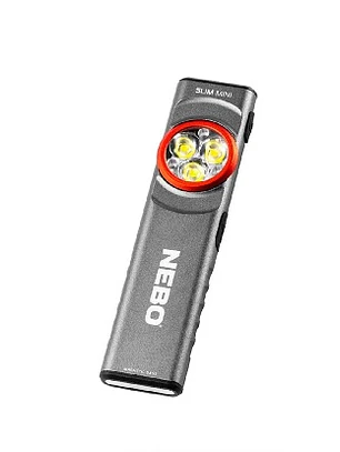 LINTERNA NEBO LINTERNA DE BOLSILLO RECARGABLE MINI SLIM 250 LUMENES 1042-G