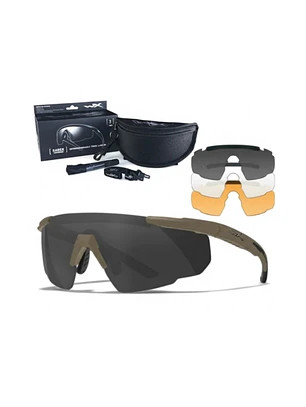 LENTES WILEYX SABER ADVANCED 3 MICAS 308T COYOTE