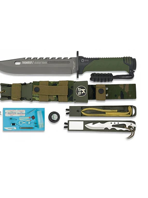 CUCHILLO SUPERVIVENCIA K25 THUNDER VERDE 32134