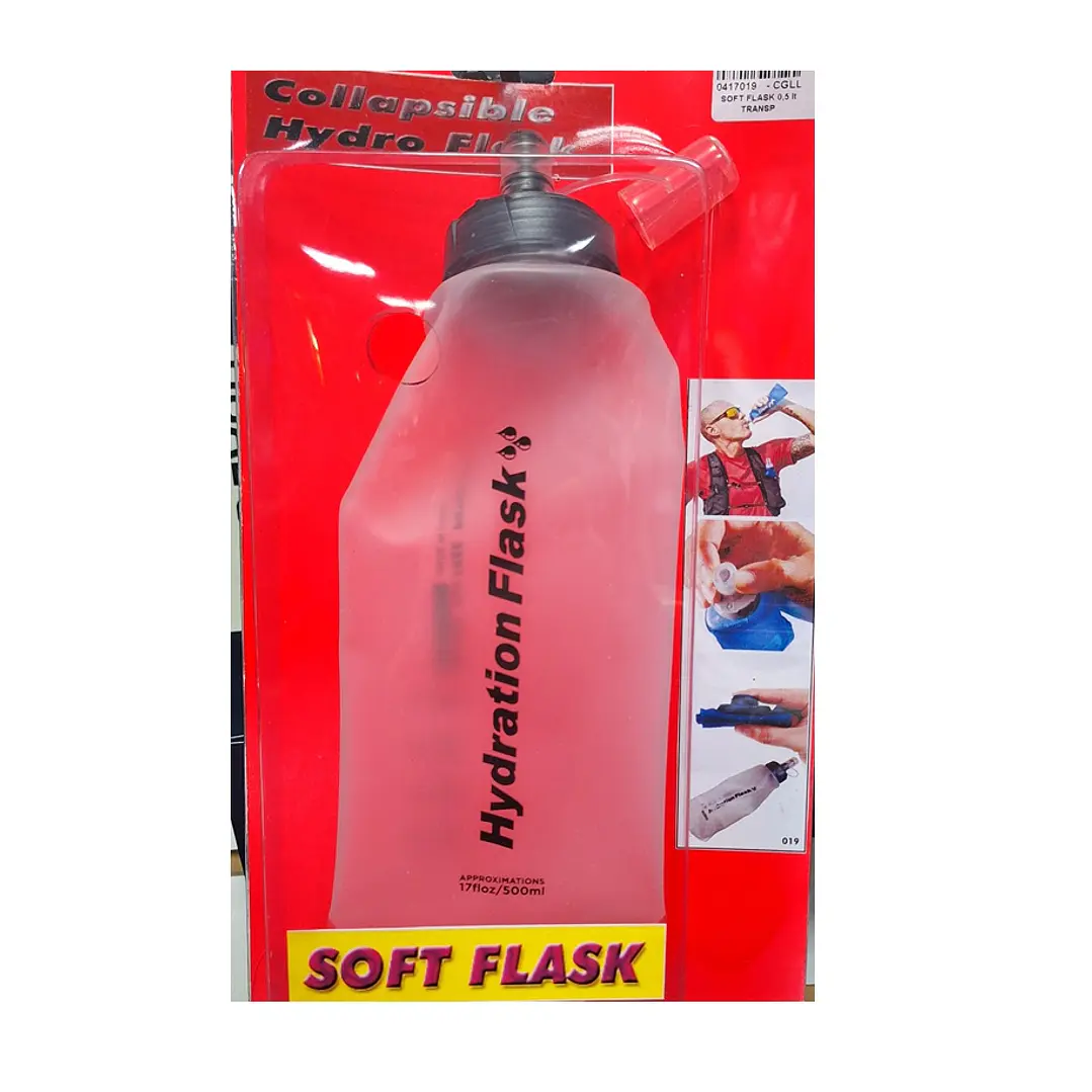 BOLSA HIDRATADORA SOFT FLASK 0.5LT TRANSPARENTE 1