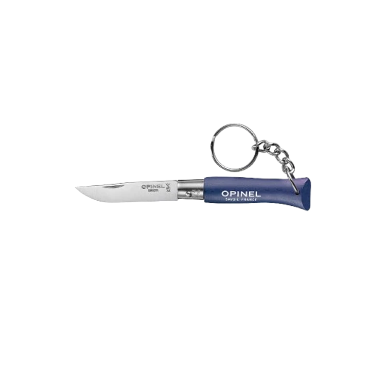 NAVAJA OPINEL TIPO LLAVERO Nº4 AZUL 1
