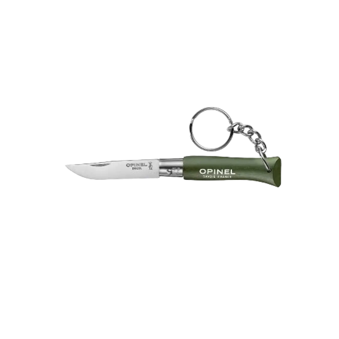 NAVAJA OPINEL TIPO LLAVERO Nº4 VERDE 1