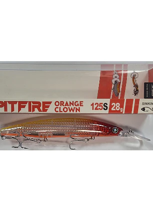 SAKANA SPITFIRE 125S/28G ORANGE CLOWN