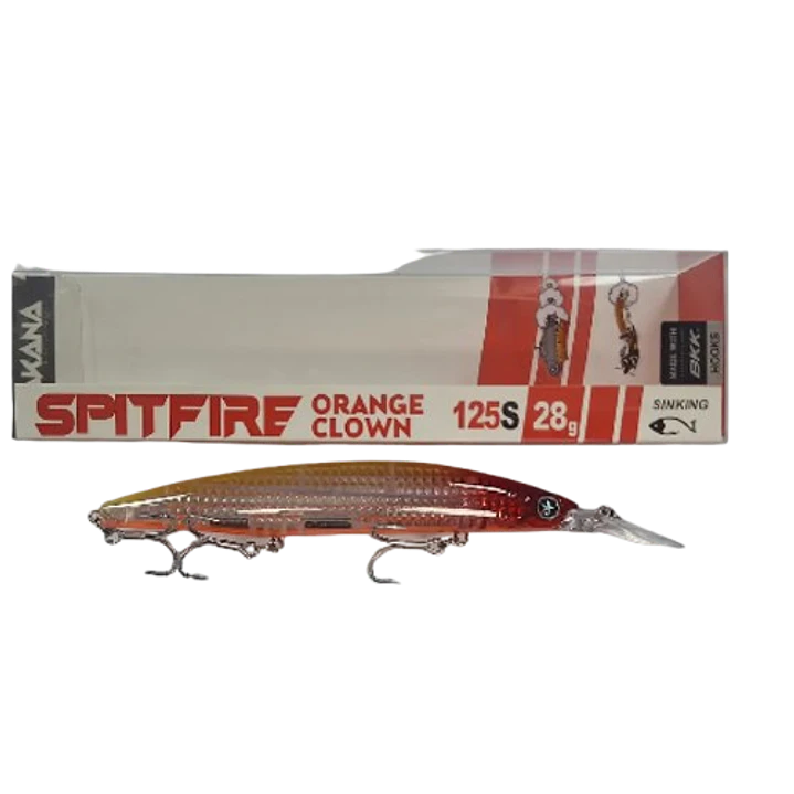 SAKANA SPITFIRE 125S/28G ORANGE CLOWN 1