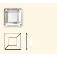 Cristales Swarovski Cuadrados Crystal 3mm *Hotfix*
