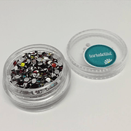 Cristales de resina multicolor 2 mm