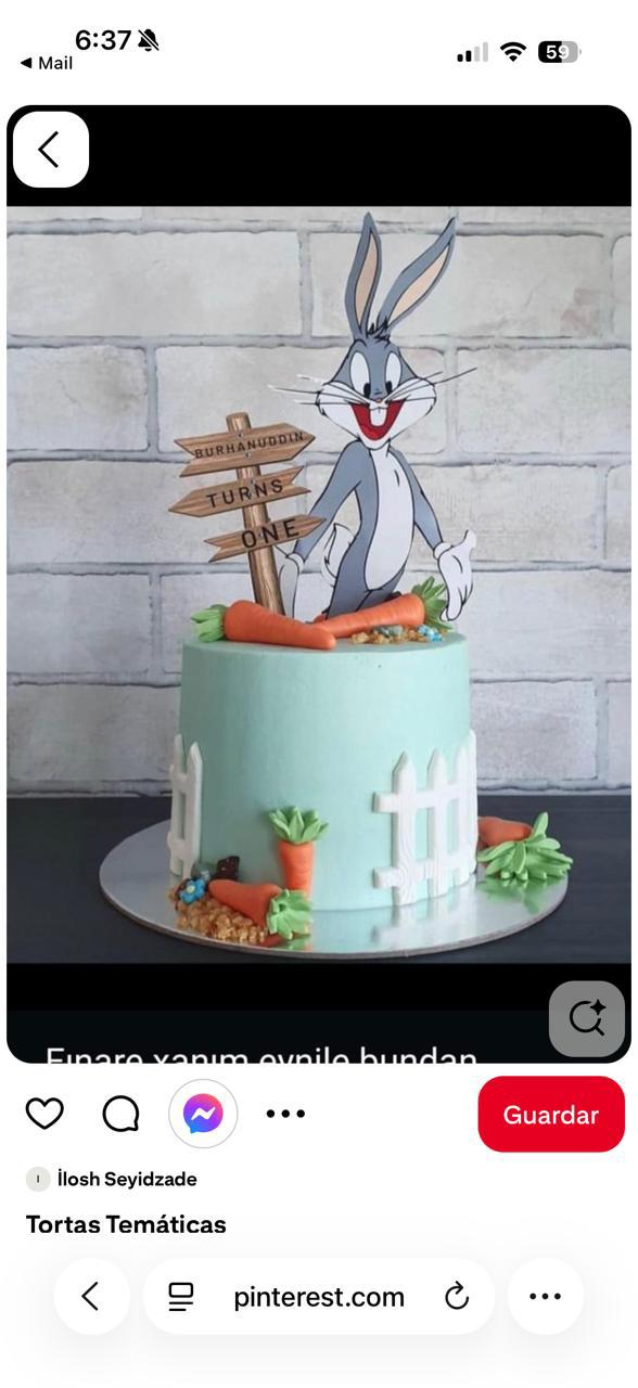 Torta personalizada (uso interno)