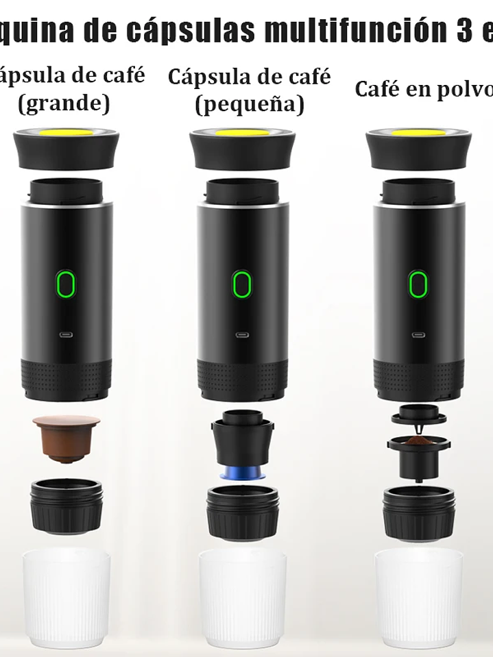 Portátil cafetera recargable 3 en 1  3