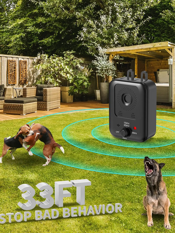 Anti ladridos ultrasónico , tus vecinos ya no se quejaran de tu perro, gracias al ultrasonido que los callan    2