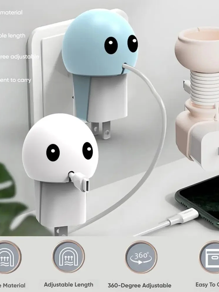 Tu hij@ deja el cargador siempre tirado , le encantara recogerlo ahora fácil cómodo   3