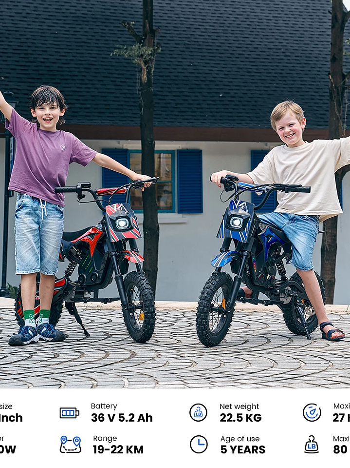 La moto eléctrica infantil mas esperada estas navidades 500 w . 27 kl h 3