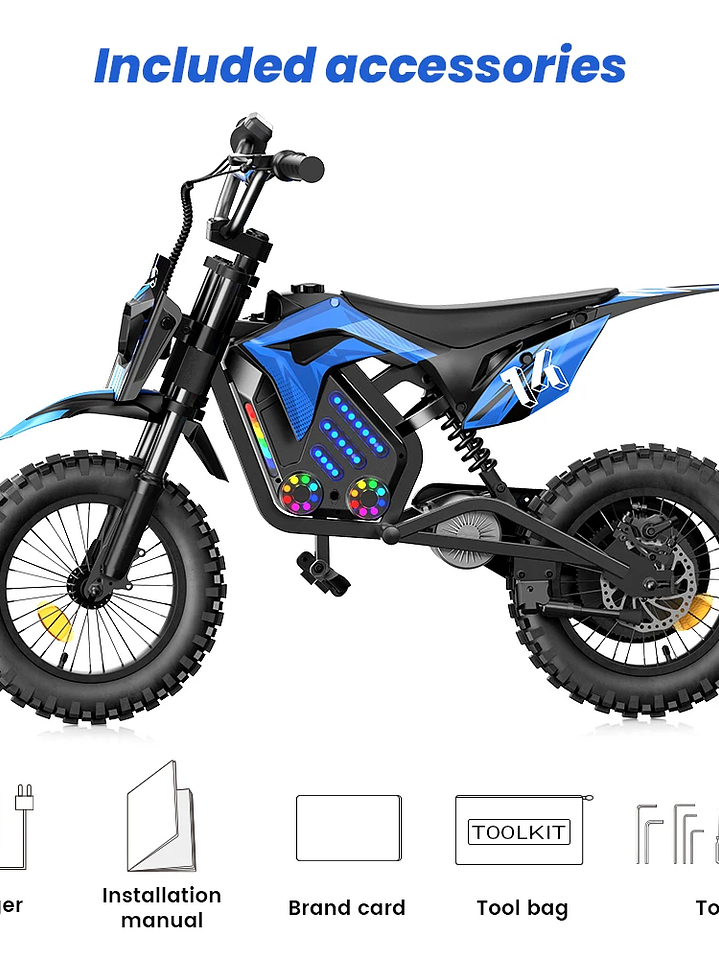 La moto eléctrica infantil mas esperada estas navidades 500 w . 27 kl h 2