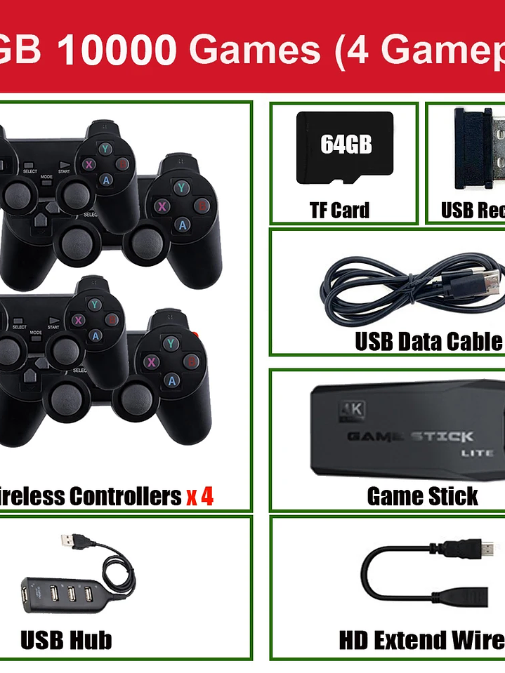 Revive los mejores momentos de tu infancia con esta consola retro todo en uno , LA CONSOLA MAS VENDIDA Y MEJOR VALORADA 8