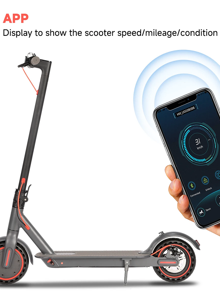 PATINETE ELECTRICO  N7PRO Patinete Eléctrico para Adultos y niños 350W – 30 km de Autonomía 2