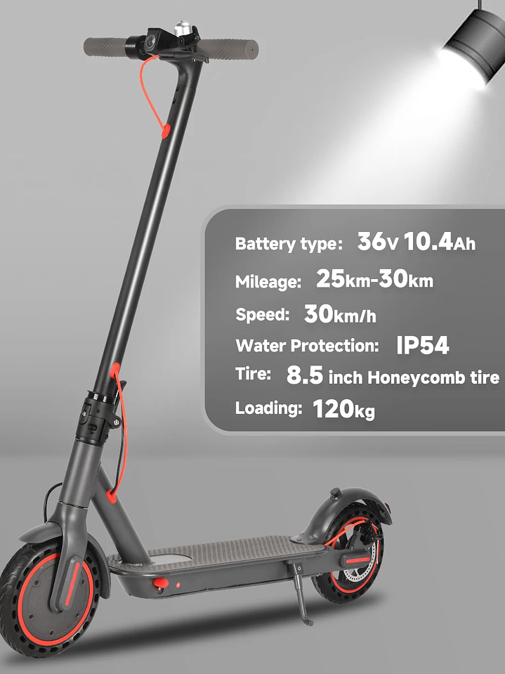 PATINETE ELECTRICO  N7PRO Patinete Eléctrico para Adultos y niños 350W – 30 km de Autonomía 7