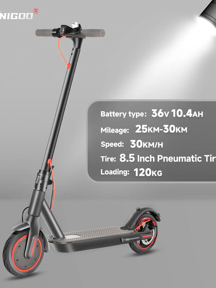 PATINETE ELECTRICO  N7PRO Patinete Eléctrico para Adultos y niños 350W – 30 km de Autonomía 8