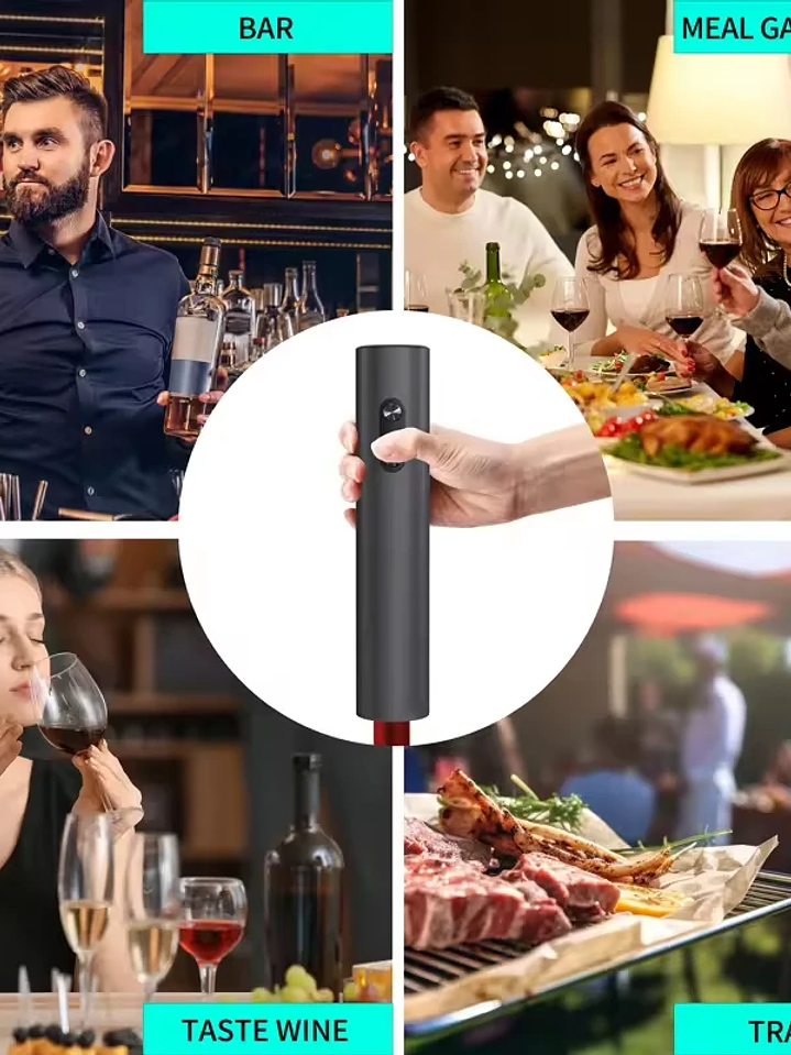 🍷 Sacacorchos Eléctrico Automático | Abridor de Vino Premium 4