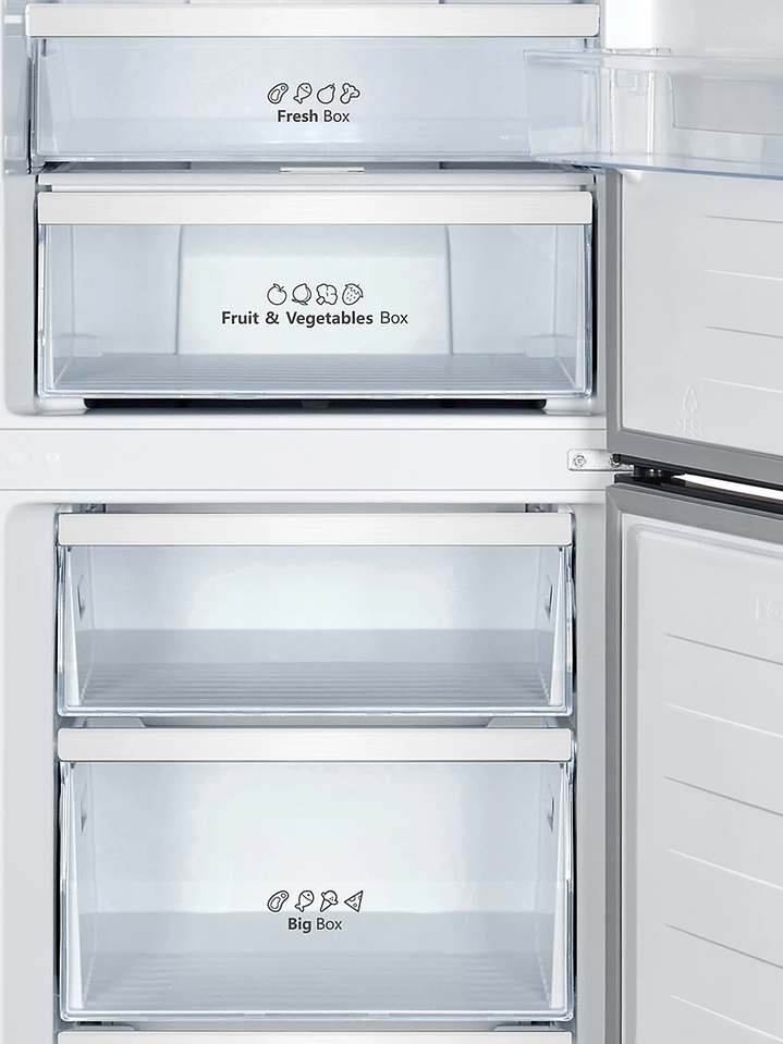 Frigorífico Combi Edesa EFC-1822 NF GBK No Frost – Diseño Black y 304L de Capacidad 3