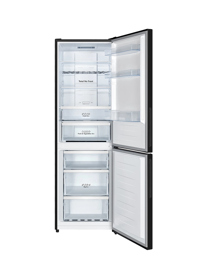 Frigorífico Combi Edesa EFC-1822 NF GBK No Frost – Diseño Black y 304L de Capacidad 4