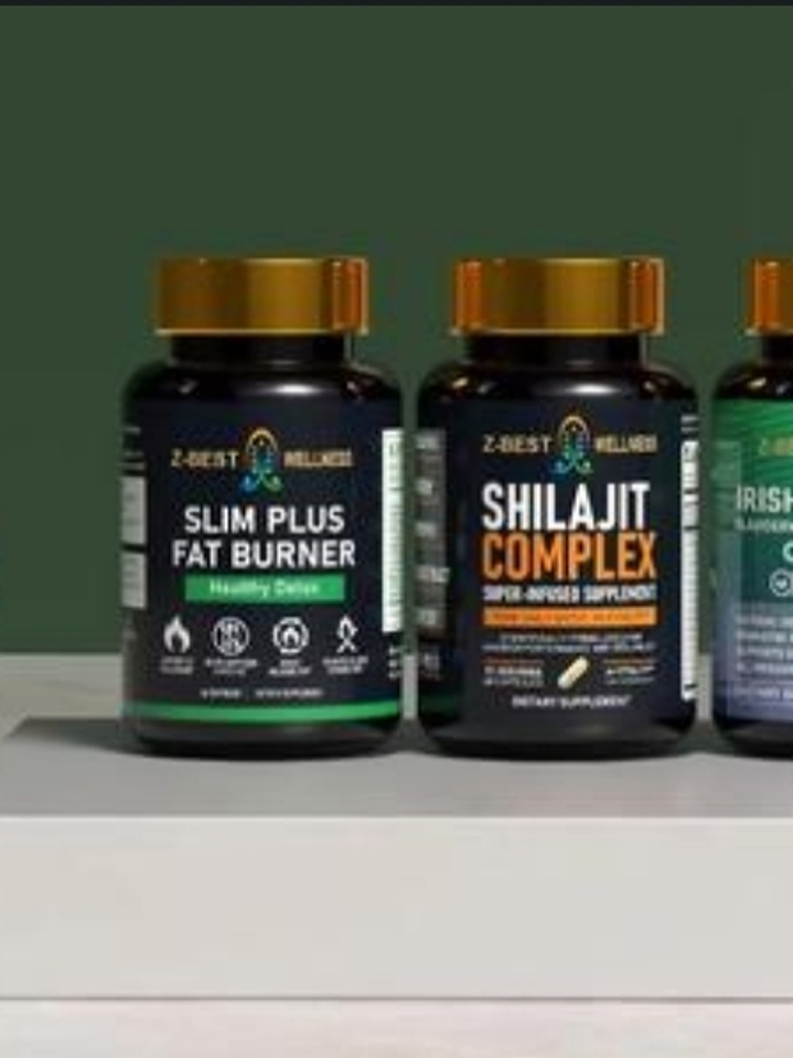 Combo shilajit + Slim plus quema grasas + musgo marino Irlandés  1