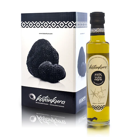 Caja 6 Botellas Aceite con Aroma a Trufas Negras 250 ml