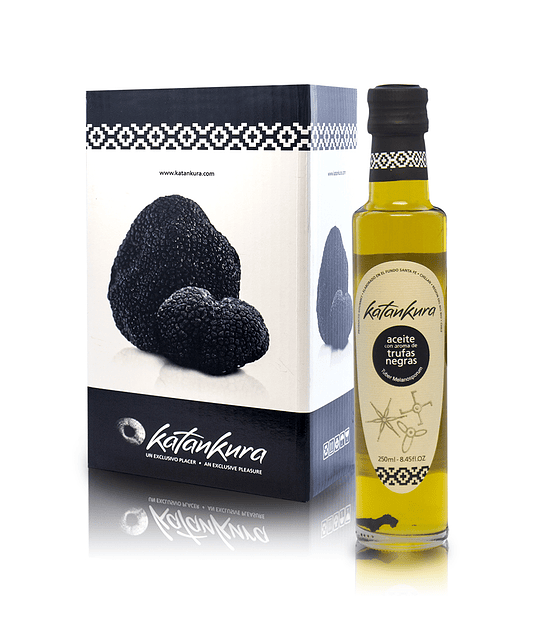 Caja 6 Botellas Aceite con Aroma a Trufas Negras 250 ml