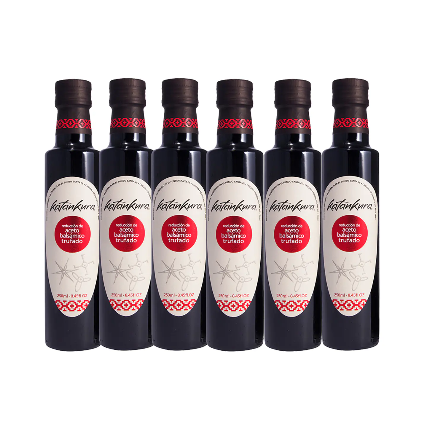 Caja 6 Botellas Aceto Balsámico Trufado  2
