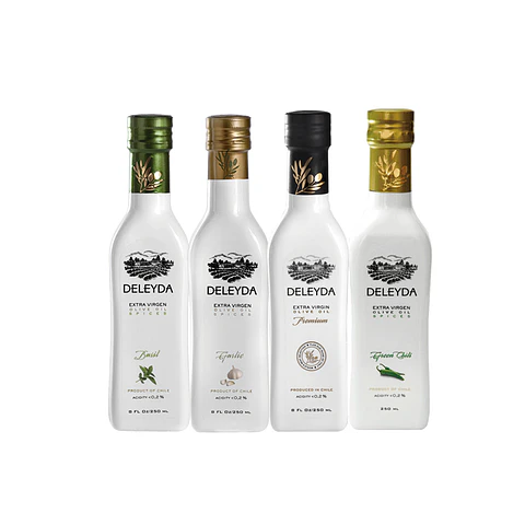 Mix 12 Deleyda 250 ml Albahaca Ajo Premium Ají Verde