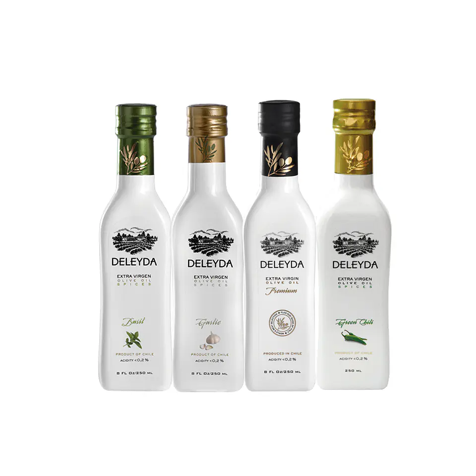Mix 12 Deleyda 250 ml Albahaca Ajo Premium Ají Verde 1