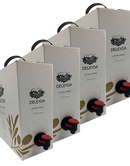 4 Bag in Box Aceite de Oliva Premium 3 litros 