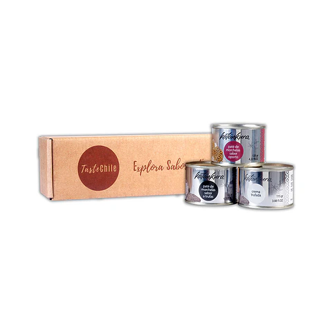 Pack Regalo Pate Hongos Trufa + Paté Hongos Oporto + Crema Trufada
