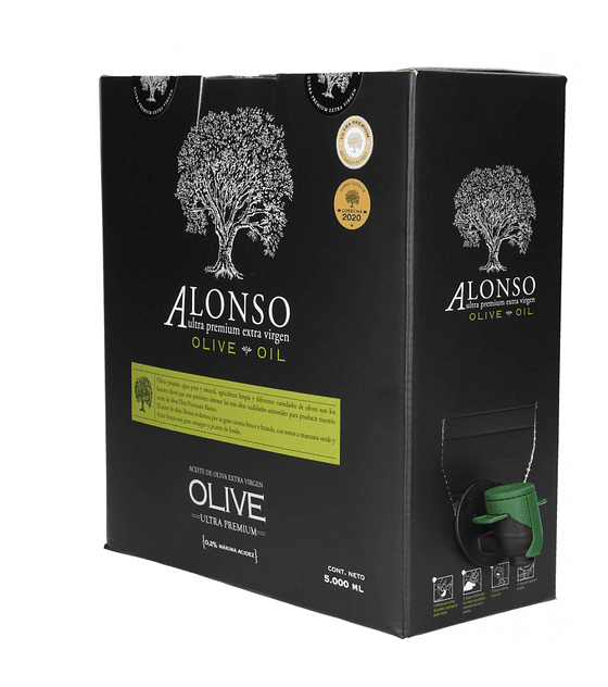 4 Bag in Box Blend 5 Litros Alonso Olive Oil