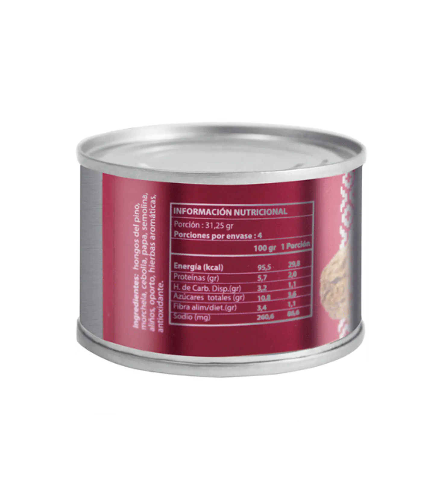 Paté de Morchelas Sabor a Oporto 125 gr 2