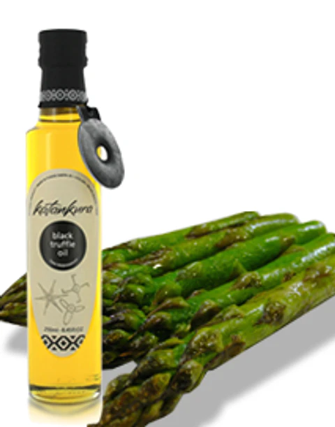 ​Espárragos con Vinagreta de Aceite de Trufa