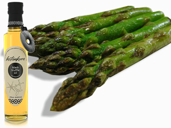 ​Espárragos con Vinagreta de Aceite de Trufa