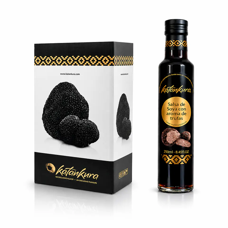 Caja 6 Botellas Salsa De Soya Con Aroma A Trufa 250 Ml Katankura 1
