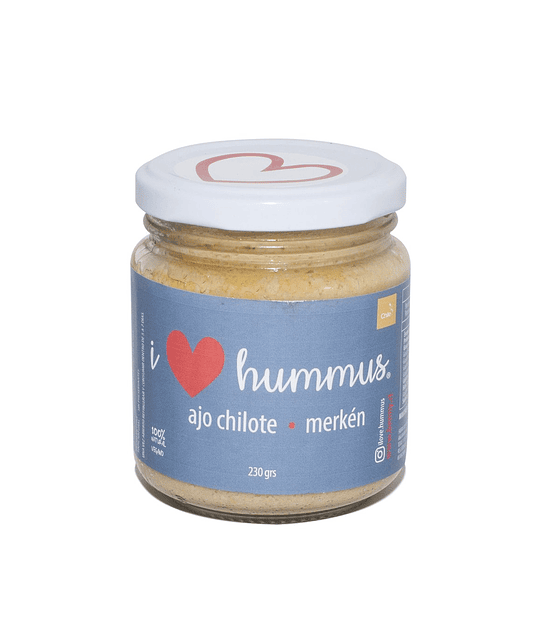 I Love Hummus - Ajo chilote con Merkén 230 gr