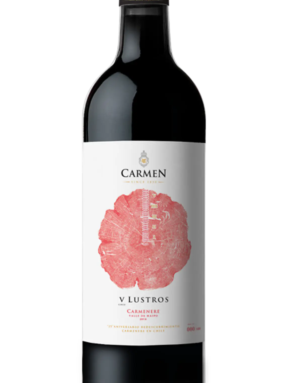 Carmen V Lustros Carmenere 2021 - Colchagua 1