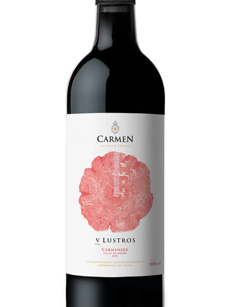 Carmen V Lustros Carmenere 2021 - Colchagua 1