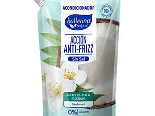 Ballerina Acondicionador Sin Sal Coco Jazmín Doypack 750 ml