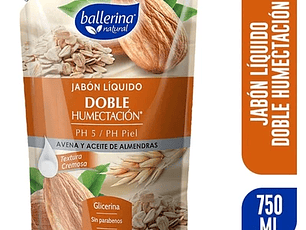 Ballerina Jabón Avena Almendra Doypack 750 ml