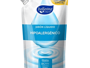 Ballerina Jabón Doypack Hipoalergénico 650 ml