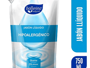 Ballerina Jabón Hipoalergénico Doypack 750 ml
