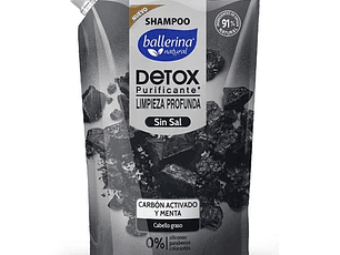 Ballerina Shampoo Carbón Doypack 750 ml