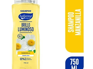 Ballerina Shampoo Frasco Manzanilla 750 ml
