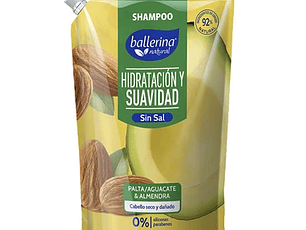 Ballerina Shampoo Sin Sal Palta Doypack 750 ml