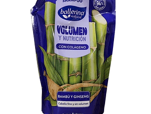 Ballerina Shampoo Volumen y Nutrición 750 ml