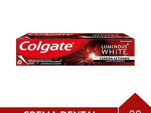 Pasta Dental Colgate Luminous White Carbón 90G
